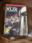 DVD Super Bowl XLIX New England Patriots vs Seattle Seahawks