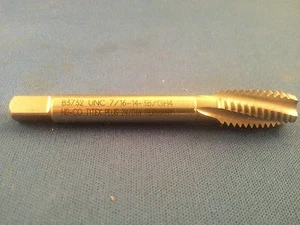 Neu Titex Plus Spiral Flötenstecker Gewindebohrer B3732 UNC HS-CO 7/16-14-3B/GH4 24/04a - Bild 1 von 2