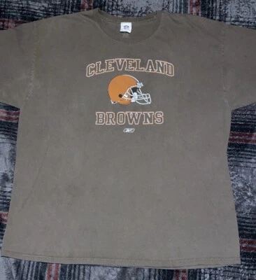 Camiseta retro vintage retro para hombre Cleveland Browns XXL Reebok Hanes NFL oficial años 2000 Foto 1 de 4