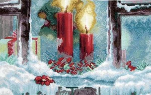DIY Counted Cross Stitch Kit "The Warmth of Christmas" - Picture 1 of 5