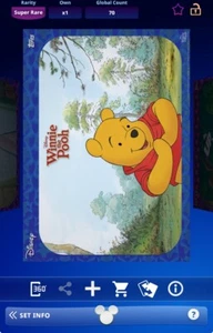 Topps Disney Collect 2025 Cinematic Covers S3 Mousefractor - Winnie the Pooh - Picture 1 of 2