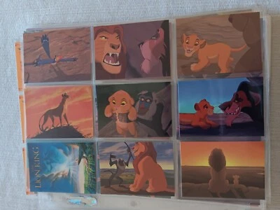 Vintage 90s Disney Skybox movie trading cards near complete set Lion King Simba - Image 1 of 4