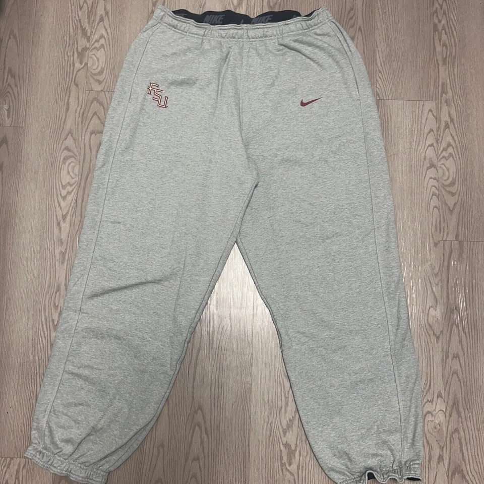 NWOT Nike Florida State Seminoles Sweatpants FSU Adult 3XL Dri Fit Fleece Multi - Image 1 of 1