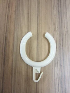 Normbau Nylon-Line Duschvorhangringe weiß 65 mm offen - Bild 1 von 3