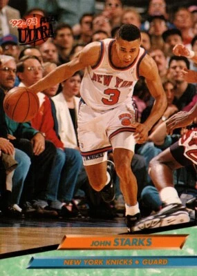 1992-93 Fleer Ultra #127 - John Starks - New York Knicks (3304) - Imagem 1 de 2
