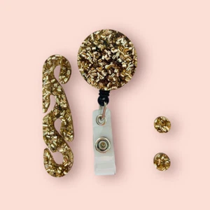 Essentials Set - Juego de 3 - 'LIGHT GOLD GLITTER' - Imagen 1 de 10