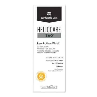 Cantabria Labs Heliocare 360 Age líquido activo protección solar, FPS 50,50 ml Foto 1 de 3