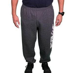 LFS Men's Mermaid Logoed Sweatpants, Black Heather - Picture 1 of 5