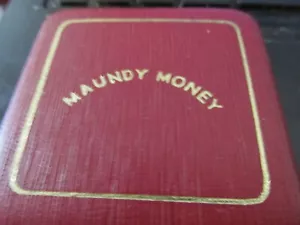 1843 Maundy Money set - Victorian British Silver Coins - in maundy red box - Picture 1 of 19