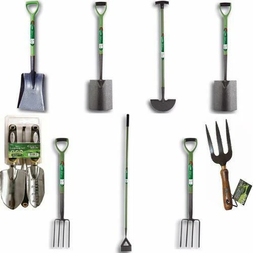 Garden Digging Spade Fork Shovel Border Edging Farm Carbon Stainless Steel Tools - Image 1 of 1