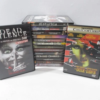 HORROR Movie DVD Lot Vampire Zombie Slasher Ghost Haunted Demon Possession Wolf - Image 1 of 4