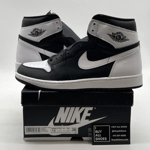 Size 12 - Air Jordan 1 Retro OG High Black White 2.0 (DZ5485-010) - Picture 1 of 9