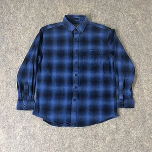 Pendleton Mason Flanellhemd Herren Large Blue Shadow kariert Baumwolle - Bild 1 von 5