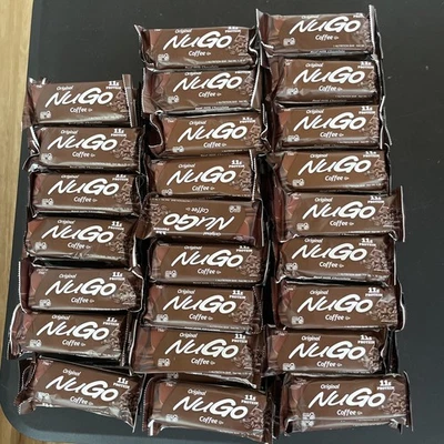 ЛОТ ИЗ 75 оригинальных протеиновых батончиков Nugo Coffee 11 г без глютена BB 04/2026+ - Изображение 1 из 4