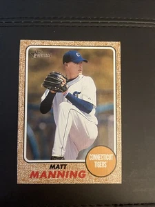 2017 Topps Heritage Minor League Edition - Short Prints Matt Manning #205 (RC) - Bild 1 von 2