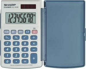 Sharp EL-243S Pocket Calculator - Picture 1 of 7