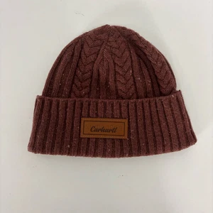 Carhartt Brown Speckled Wool and Nylon Cuffed Winter Hat Women's - Picture 1 of 4