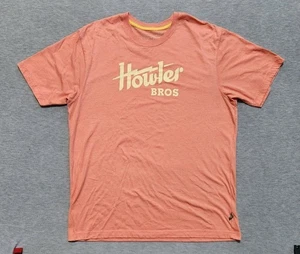 Howler Brothers T-Shirt Herren XL Orange Spellout Grafik Western Surfen Outdoor - Bild 1 von 8