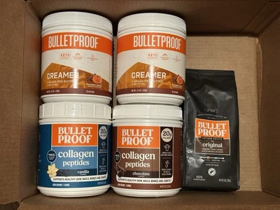 防弹咖啡宝盒 - 咖啡、奶精、胶原蛋白肽 — 第 1/4 张图片