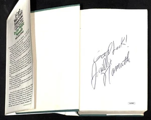 Joe Namath Autographed "I Can't Wait Until Tomorrow" HC Book JSA 97170 - Picture 1 of 4