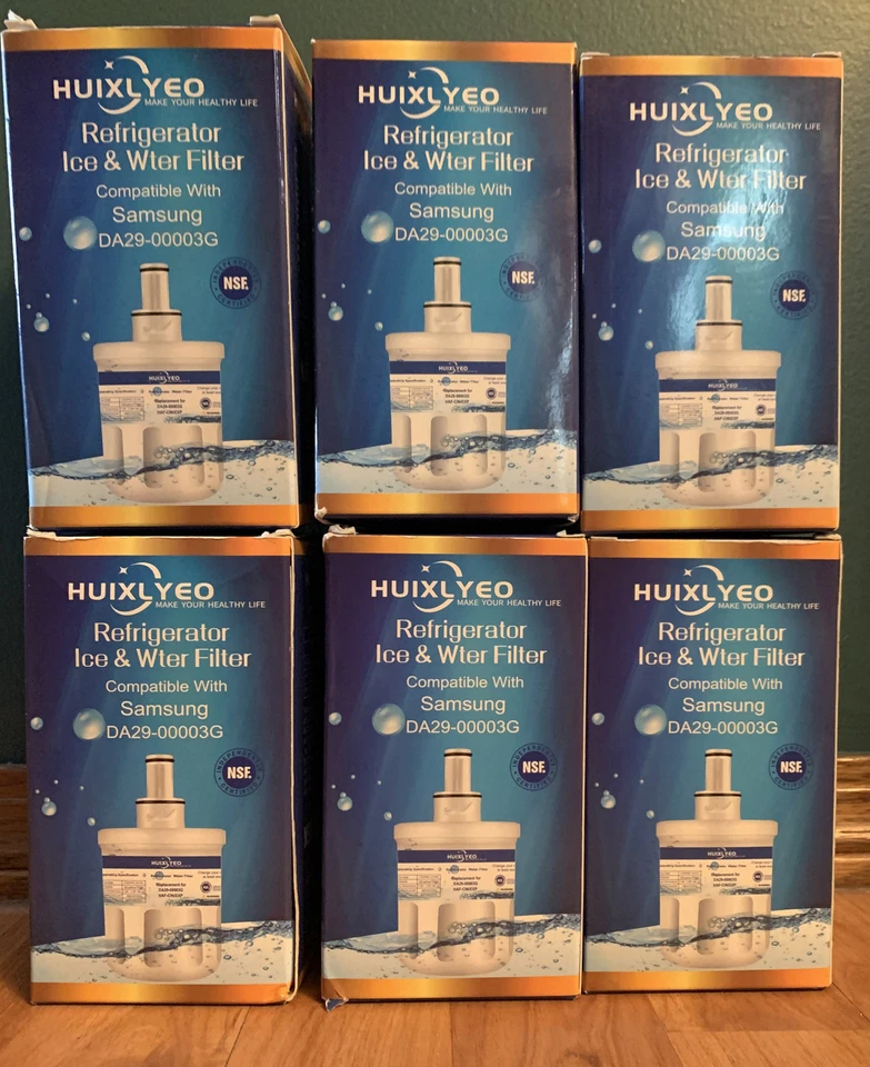6x  Refrigerator Water Filter fits Samsung DA29-00003G HAFCU1 DA29-00003G - Image 1 of 4
