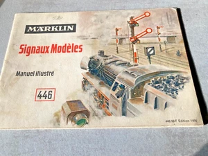 Marklin catalogue 446 Signaux Modèles Manuel illustré occasion collector 1956 - Photo 1/5