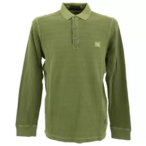 CAMEL ACTIVE Herren langarm Polohemd Poloshirt khaki grün 27126 - Bild 1 von 2