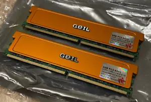 GEIL 4GB (2x2) PC2-8500 1066MHz CL6 High Performance DDR2 Memory GX24GB8500C6UDC - Picture 1 of 6