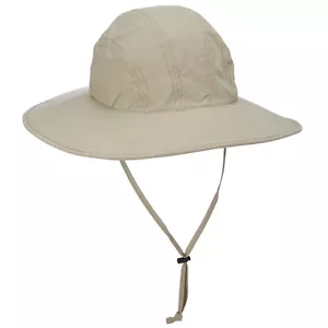 LC795 Damen Dorfman Pacific UPF50 Sonnenschutz Khaki Nylon Sou'wester OS - Bild 1 von 2