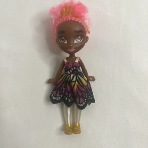 Hairdorables Hairmazing 4" Mini Doll, Princess - Pink Hair, Butterfly Dress - Picture 1 of 5