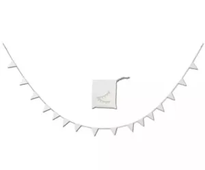 Tüte mit Flaggengirlande 15 Flaggen weiss von Ib Laursen - Bild 1 von 6