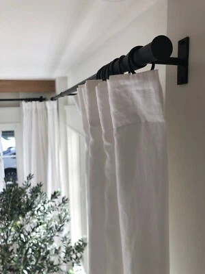 Handmade HD Drapery Rod ceiling/wall Bracket for 1'' Rod 1-1/2'' & 2'' Rod  1-EA - Image 1 of 4