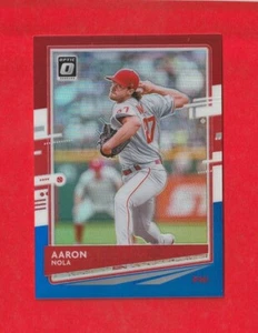 2020 PANINI DONRUSS OPTIC RED WHITE & BLUE PRIZM AARON NOLA #d /150 PHILLIES - Picture 1 of 2