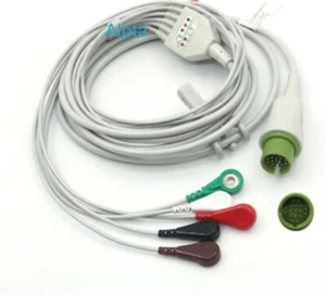 Spacelabs 90496 90369 Ultraview 5 cavi cavo ECG compatibile 17 pin - Foto 1 di 1