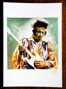 Kunst Druck Grafik MUSIK-LEGENDEN Bild handsigniert, limitiert, nummeriert - Picture 1 of 2