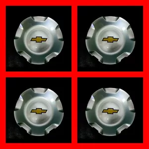4PC NEW2007-2013 CHEVY SILVERADO TAHOE AVALANCHE SUBURBAN WHEEL HUB CENTER CAP - Picture 1 of 2