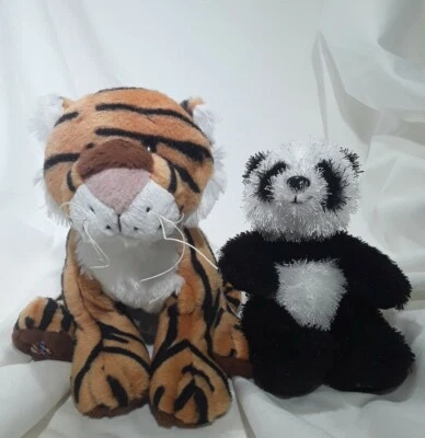 Webkinz Lot of 2 Retired Bengal Tiger and Lil'kinz Panda (No Code) - Image 1 of 4