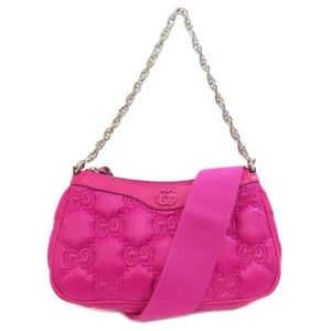 GUCCI 735049 Handbag GG Matelasse 2WAY Nylon - Picture 1 of 21