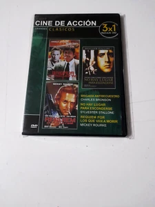 DVD "BRIGADA ANTISECUESTRO / NO HAY LUGAR PARA ESCONDERSE / REQUIEM " COMO NUEVA - Bild 1 von 2