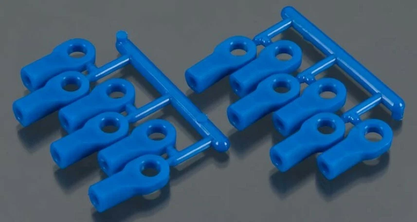 NEW RPM Rod Ends Short Blue Slash Summit T/E Maxx E-Revo Slayer Rustler Jato - Image 1 of 1