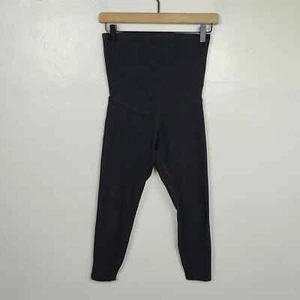 Beyond Yoga Beyond the Bump Maternity Leggings Womens Small Black Spacedye - Picture 1 of 8
