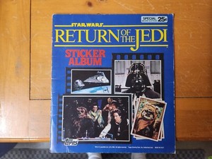 1983 Topps Return of the Jedi Star Wars Sticker Album Complete