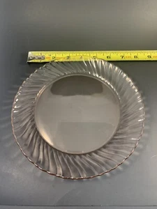 Vintage ARCOROC FRANCE Rosaline Pink Swirl 7” Salad Plate - Picture 1 of 4