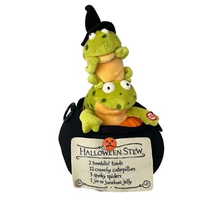 Hallmark Trembling Toads Halloween Estofado Olla Animada Iluminar Canto Ver Video - Imagen 1 de 15