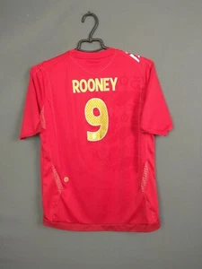 Rooney England Jersey 2006 2008 Away Kids Boys XL Shirt Football Red Umbro ig93 - Picture 1 of 11