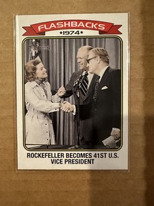 2023 Topps Heritage Baseball Card #NF-10 News Flashbacks Nelson Rockefeller 