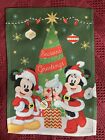 Disney Season's Greeting Garden Flag ( 12.5" x 18" ) Mickey & Minnie