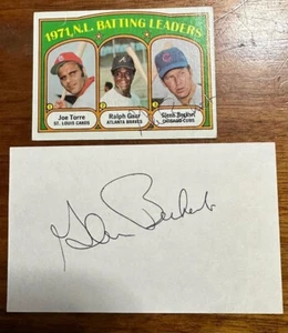 2 - Glenn Beckert Autographs Signature Auto Chicago Cubs - Picture 1 of 2