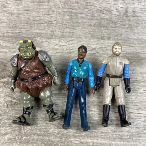 Vintage Star Wars Figures Lot 1983 Gamorrean Guard General Marine 1980 Lando Cal Cover