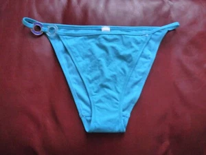 BNWT Bikini bottoms UK size 16 turquoise blue Etam - Picture 1 of 3